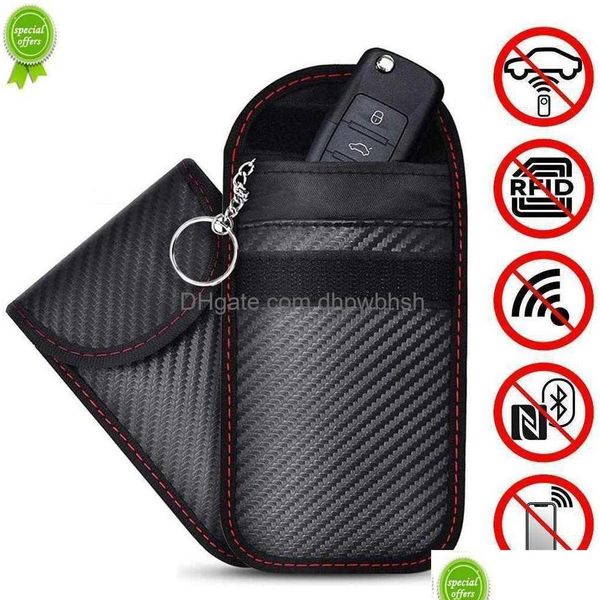 voiture Autre électronique Auto Electronics RFID Sign de blocage Sac de blocage ER Bloqueur Bloqueur Faraday Cage Pouche pour clés sans clé Radiation Protection Cellule PH DH94C