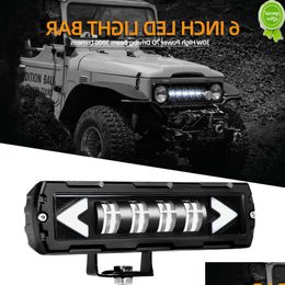 Auto Overige auto-elektronica Nieuw 6 inch led-werklampbalk 6D 7D-lens offroad rijden hardlopen mistlampen voor motorfiets 4X4 Atv Suv Truc Dhlwb