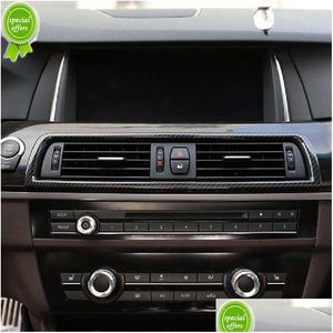 Auto Overige Auto-elektronica Nieuw Middenconsole Airconditioning Vent Outlet Decoratief frame Er Voor 5-serie F10 F11 F07 F18 2011- Accesso Dhryb