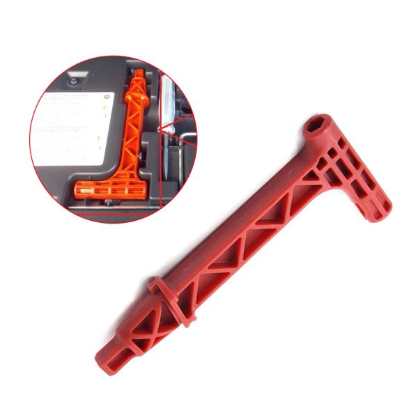 Poignée de libération de frein de parking Handle de station de stationnement en plastique Poignée 24507590395/7590395 Rouge pour BMW X6 F16 E71 2006 - 2017