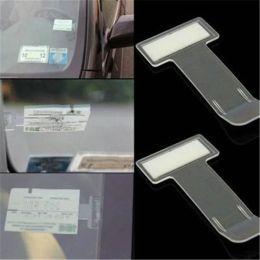 Carking Ticket Clip Fixer Permis Carte de permis BILLDER Fenêtre de voiture Verre-étape de la voiture Écran d'attache de vitre