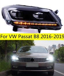 Ensemble de phares LED pour VW Passat B8 20 16-20 19, pièces de voiture, clignotants, feux de route, lifting