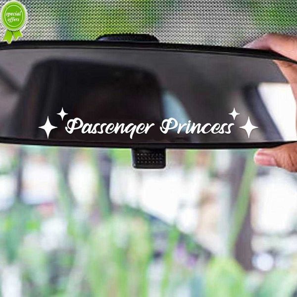 Coche pasajero princesa estrella coche espejo pegatina calcomanía espejo retrovisor Auto vehículo vinilo Decoración