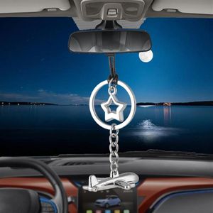 Auto Hanger Vliegtuig Ornament Vliegtuig Opknoping Auto Interieur Auto Achteruitkijkspiegel Decoratie Accessoires styling Gifts275f