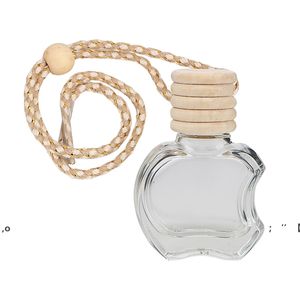 Bouteille de parfum de voiture Bouteilles en verre suspendues Parfums vides Aromathérapie Diffuseur rechargeable Air Fresher Parfum Pendentif RRD12100