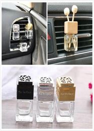 Autoparfum Lege fles met clip Kleurrijke autoparfumfles voor luchtuitlaat van auto-airconditioner Auto's luchtverfrisser Han3772057