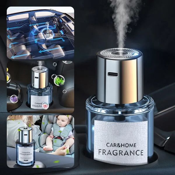 Parfum de voiture parfum Intelligent humidificateur de grande capacité monté sur Machine assainisseur d'air en spray 240307