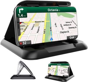 Support de téléphone de voiture Clip support de montage anti-dérapant tableau de bord support de téléphone portable pour iPhone Samsung Galaxy Smartphone support GPS