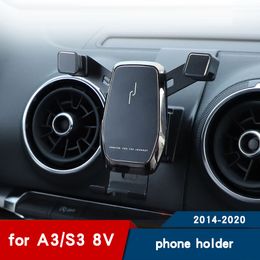 Support de téléphone de voiture pour audi a3 8v sportback accessoires S3 8V support de téléphone support de navigation 2015 2014 2016 2017 2018 2019 2020