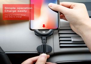 Soporte para teléfono de coche para Iphone 8 7 6 5s 360 grados G ps soporte para teléfono móvil montaje en coche Cable Usb para Iphone soporte de carga 9197470