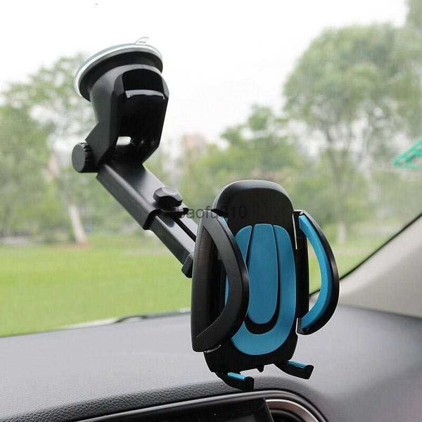 Soporte para teléfono de coche Accesorios Gps Ventosa pegajosa Tablero de instrumentos automático Parabrisas Teléfono celular móvil Soporte de montaje retráctil L230619