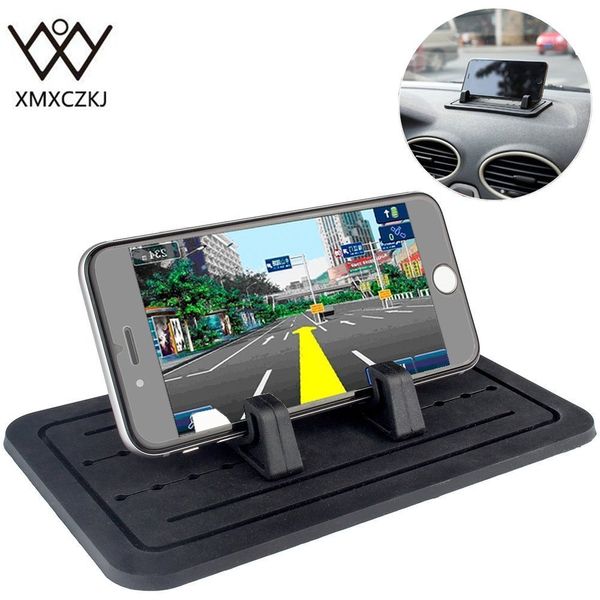 Support de téléphone de voiture coussin en Silicone tapis de tableau de bord téléphone portable support de voiture support GPS berceau Dock pour téléphone support de bureau anti-dérapant