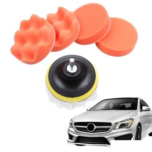 Autolansders Auto spons wollen polijsten wax pads set met booradapter 4 inch druppel levering 2022 mobiles motorfietsen care cl dh7ie