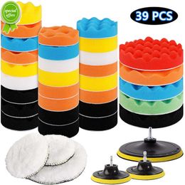 Autopolijsten Sponge pads kit schuimkussenbuffer kit polijsten machine wax pads voor auto motorfiets motorvoertuig verwijdert krassen