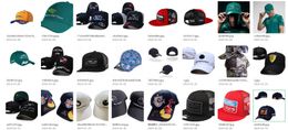 Auto -racepappen Team Baseball Cap Brim Designer Casquette Hat Borduurde Outdoor Sport Sun Factory Hoeden Mix