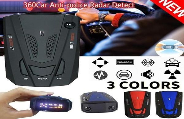 Détecteur de Radar de voiture 16 bandes 360, système d'alarme de vitesse automatique, caméra Anti GPS, détecteur Laser avec alerte vocale 2868800