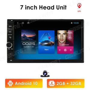 Auto Audio Radio 2 DIN Android 10 Multimedia-speler Autoradio 2Din DVD voor Volkswagen NISSAN HYUNDAI KIA TOYOTA CR-V Geen DVD