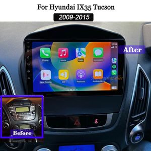 Autoradio pour Hyundai Ix35 Tucson 2009-2015 système de Navigation écran Android13 écran tactile Apple CarPlay Android Auto multimédia Gps Navi unité principale voiture dvd