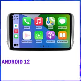 Autoradio Android 10 vidéo HD 9 pouces lecteur multimédia de Navigation GPS pour PEUGEOT 2008 208 2014-2018