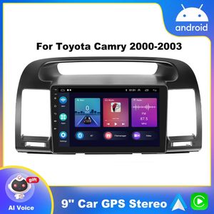 Autoradio vidéo pour Toyota CAMRY 2000-2005 lecteur multimédia Auto unité principale Android avec Bluetooth GPS WIFI