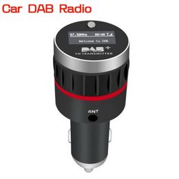 Auto radiotuner DAB-ontvanger met FM-Transmitter Digital Broadcast Hifi Antenne Sigaretten Lichter Interface Acceptor