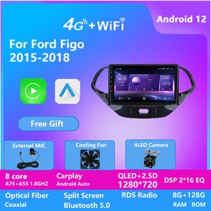 Autoradio vidéo Android Gps lecteur de Navigation pour Ford FIGO 2015-2018 multimédia stéréo WiFi vidéo 2din 2 DIN Autoradio