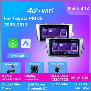 Auto radiovideo multimedia voor Toyota Prius 2009-2013 Autoradio 2 Din Android 12 CarPlay GPS