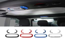 Lámpara de lectura de coche, cubierta decorativa, pegatina ABS para Jeep Wrangler 2011-2016, 4 puertas, accesorios interiores de estilo automático, 7441406