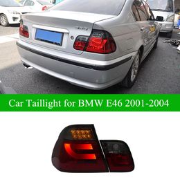 Ensemble de feu antibrouillard pour frein arrière de voiture, clignotant dynamique, pour BMW série 3 E46 313i 318i 320i 325i, feu arrière 2001 – 2004