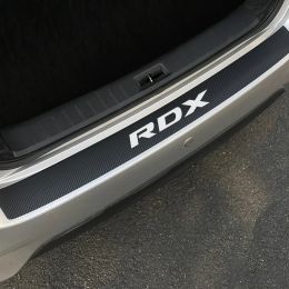 Carte de pare-chocs arrière Scuff Sticker Protector Trunk Sill Guard Decals Cover Anticratch Auto Accessoires pour Acura MDX ILX RDX TLX