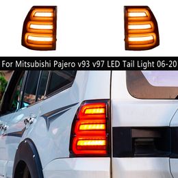 Feu arrière de voiture pour Mitsubishi Pajero v93 v97, ensemble de feux arrière LED 06-20, feux de freinage et de stationnement inversés, pièces automobiles