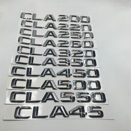 Auto achterletters badge logo sticker voor Mercedes Benz W117 CLA Class CLA45 CLA200 CLA220 CLA250 CLA260 Emblem211x