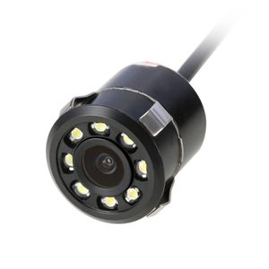 Caméra de recul de vue arrière de voiture étanche antichoc 8 LED vision nocturne Full HD CCD