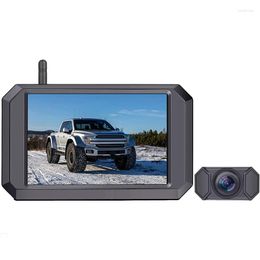 Auto achteruitzichtcamera's 5 inch digitaal draadloos back -up camerasysteem 1080p HD IP68 waterdicht voor vrachtwagencamper