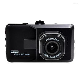 Caméras de recul pour voiture Caméras Capteurs de stationnement Caméra Dvr Dash Cam Enregistreur vidéo 3,2 pouces 1080P HD Grand angle de 170 degrés Double enregistrement