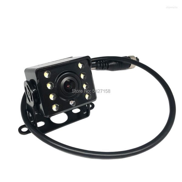 Caméras de recul de voiture Caméras Capteurs de stationnement Heavy Duty 12V 8 LED Vision nocturne Étanche AHD Camion Sauvegarde Caméra avant SRear pour