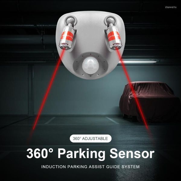 Cámaras de visión trasera para automóviles Cámaras Sensores de estacionamiento 2022 Infrarrojos Sensible a la inducción Guía ajustable Carport Universal de doble extremo Ayuda para garaje
