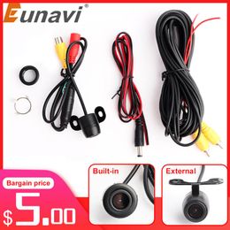 Caméras de recul de voiture Capteurs de stationnement Eunavi Universal Assistance Camera Hd Color Night Version Inverse Drive Cmos Grand Angle Étanche Au