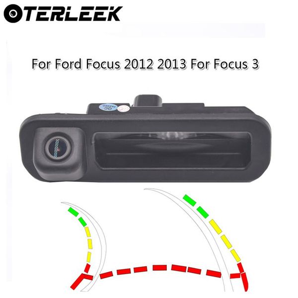 Cámaras de visión trasera para coche, sensores de aparcamiento, cámara LED de trayectoria dinámica inteligente DC12V 150, marcha atrás de gran angular para Focus 2012 2013 3