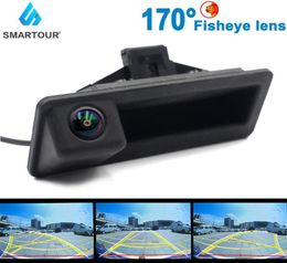 Auto achteruitzicht Camera's Parkeersensoren Voertuig HD 1080p Fisheye Track Reverse Backup Trunk Handgreep Camera voor 3 Series 5 X5 X6 E46 4389613