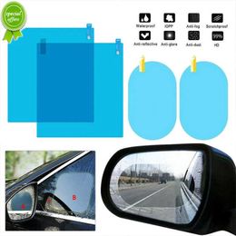 Kit de películas antilluvia laterales para ventana de espejo retrovisor de coche, pegatina de membrana protectora transparente antiniebla y antiarañazos para coche, accesorio