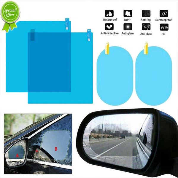 Kit de films anti-pluie latéraux pour rétroviseur de voiture Auto anti-buée anti-rayures Membrane de protection transparente