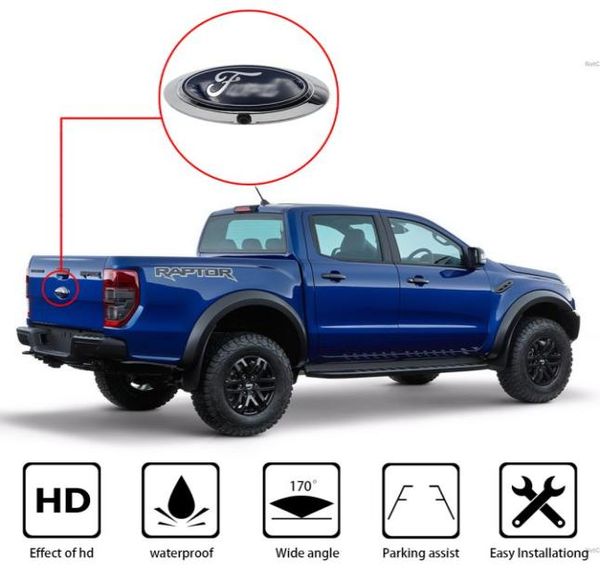 Caméra de sauvegarde arrière de l'arrière-plan en voiture Ford Ranger T6 T7 T8 XLT 20122019 Système de stationnement 2138994