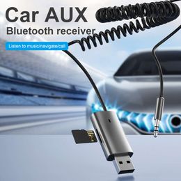 CAR RECEIVER-KAART Invoeging 5.1 Spring Uitbreidbare stok voor handsfree communicatie USB Bluetooth-adapter Nieuw model