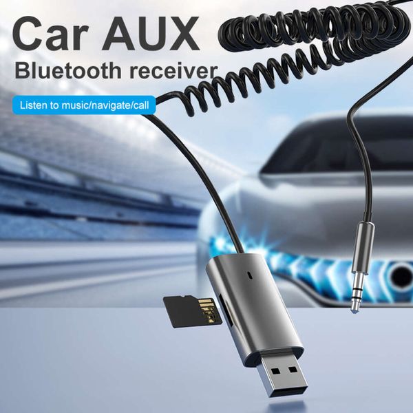 Insertion de carte de récepteur de voiture 5.1 Stick extensible à ressort pour communication mains libres Adaptateur Bluetooth USB Nouveau modèle