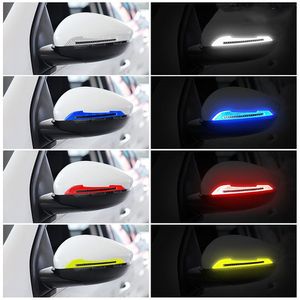 Auto reflecterende stickers botsing vermijding waarschuwing strip tape Traceless beschermende sticker Waarschuwing op auto achteruitkijkspiegel