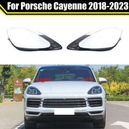 Coque transparente de remplacement de phare de voiture, couvercle de phare pour Porsche Cayenne 2018 2019 2020 2021 2022 2023
