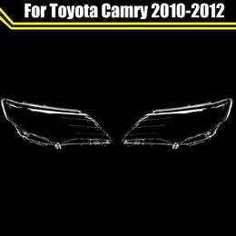 Couvercle de lentille Transparent pour phare avant de voiture, boîtier d'abat-jour Transparent, capuchons de coque en verre pour Toyota Camry 2010 2011 2012