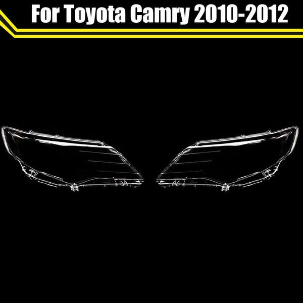 Reemplazo de faro delantero de coche, cubierta de lente transparente, carcasa de pantalla, tapas de cristal para Toyota Camry 2010 2011 2012