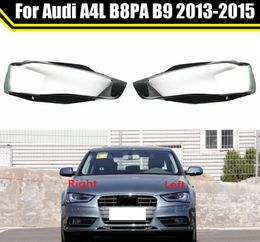 Phare de remplacement de voiture en verre, abat-jour Transparent, coque de lampe, couvercle d'objectif automatique pour Audi A4 A4L B8PA B9 2013 ~ 2015
